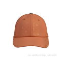 Custom 6 Panel Leder Baseballkappen